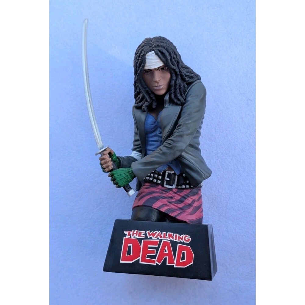 The Walking Dead Diamond Select Michonne Bust Bank AMC Image Comics